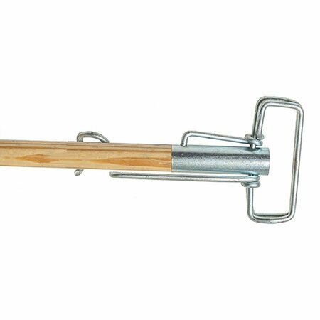 GENUINE JOE Metal Sure Grip Mop Handle - 60in Length - 1.13in Diameter - Metal - Brown GJO18415